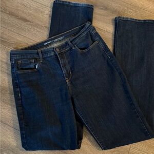 Old Navy Women's Deep Indigo Curvy Straight Leg Jeans